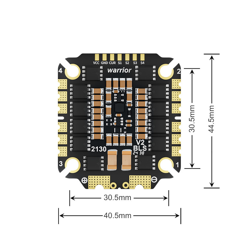 Aocoda-RC  Warrior 3055S/3065S/3075S  55A/65A/75A  4-IN-1  ESC