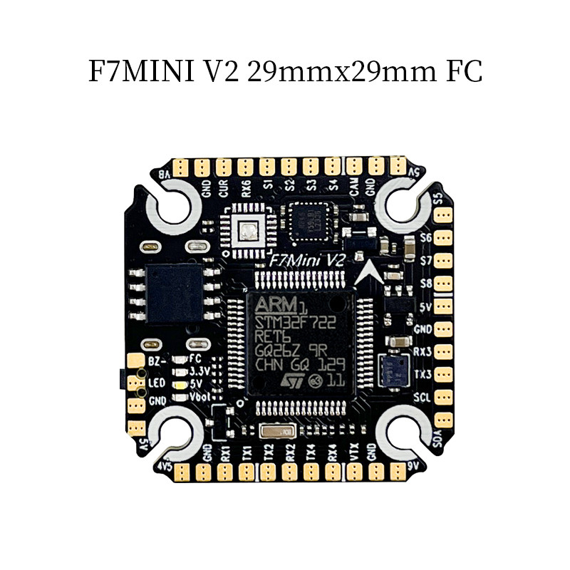 Aocoda-RC F722MINI V2 Flight Controller MPU6500 OSD Barometer 16M BlackBox for Racing Drone