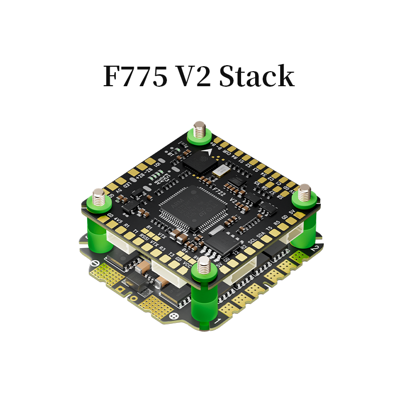 Aocoda-RC F775 V2 Stack F722 V2 FC 75A 3075 AM32 ESC 30X30mm for Racing Drone