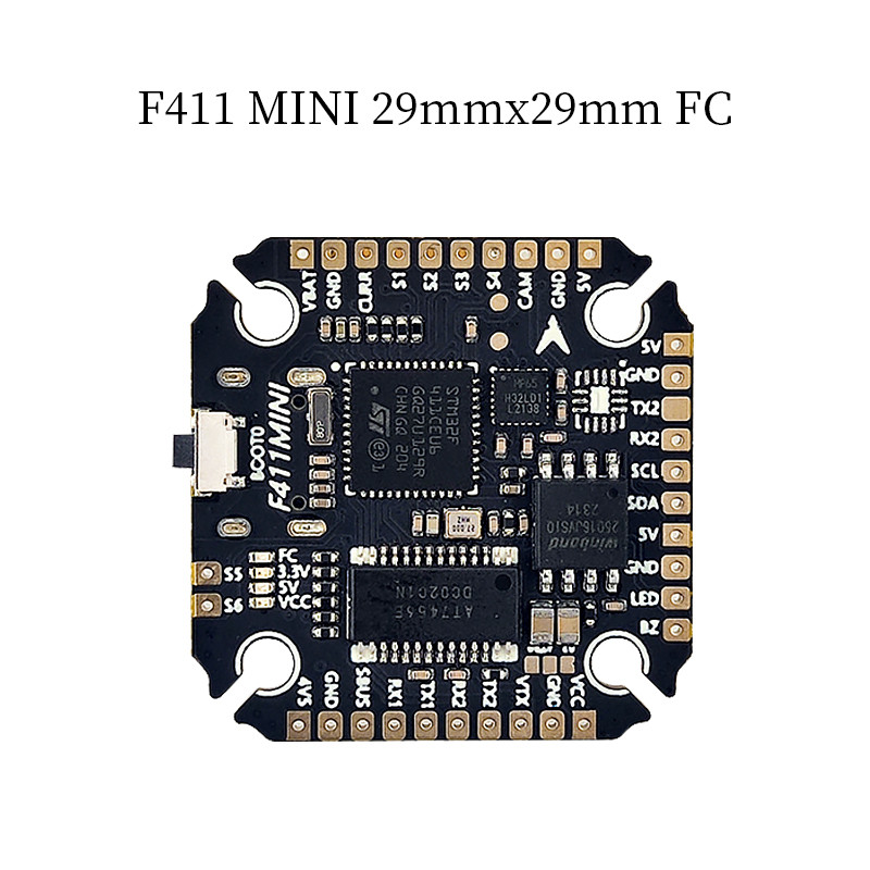 Aocoda-RC F411MINI Flight Controller OSD Barometer 2MB Black Box Crossing Aircraft Model FPV