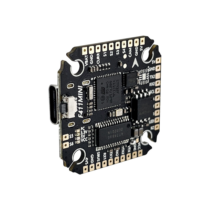 Aocoda-RC F411MINI Flight Controller OSD Barometer 2MB Black Box Crossing Aircraft Model FPV
