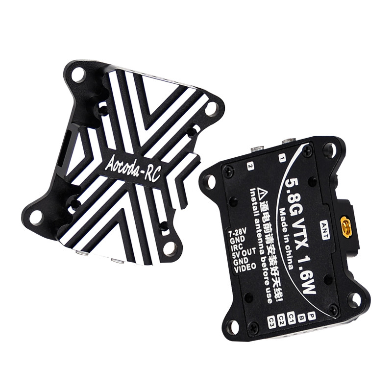 Aocoda-RC 3016 Analog VTX 5.8G 1.6W 40CH  25mW 400mW 800mW 1600mW Adjustable FPV Long Distance Video 30.5