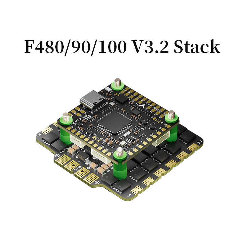 Aocoda-RC F480/90/100 V3.2 Stack F405 V3.2 FC+80A/90A/100A 32BIT 4in1 ESC 30x30mm for FPV Freestyle Drone