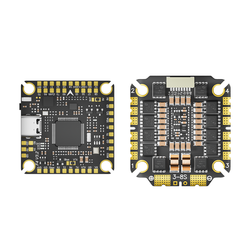 Aocoda-RC F455/65/75 V3.2 Stack F405 V3.2 FC+55A/65A/75A 32BIT 4in1 ESC 30x30mm for FPV Freestyle Drone