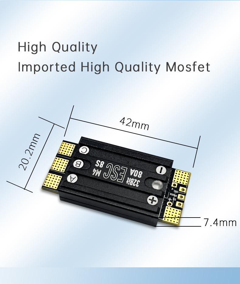 Aocoda-RC 70A/80A 48K AM32 3-8S SINGLE ESC