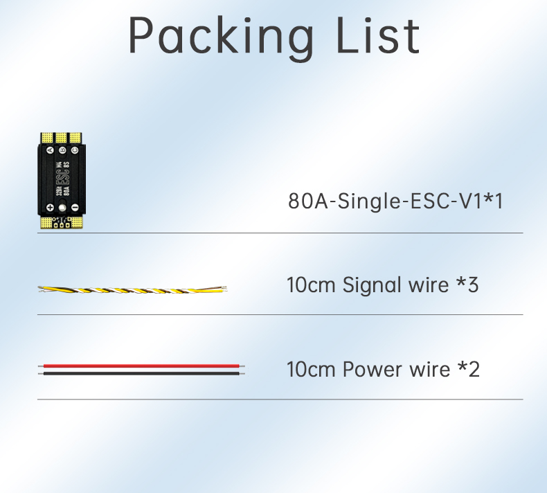 Aocoda-RC 70A/80A 48K AM32 3-8S SINGLE ESC