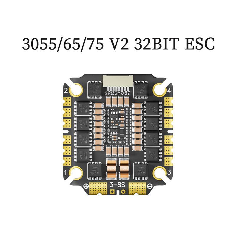 Aocoda-RC 3055/3065/3075 AM32 32Bit 55A/65A/75A 4-IN-1 ESC