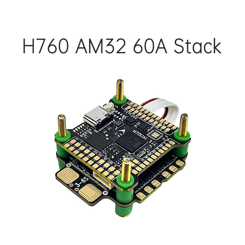 Aocoda-RC H760Stack H7DUAL FC AM32 60A ESC 30X30mm for Racing Drone